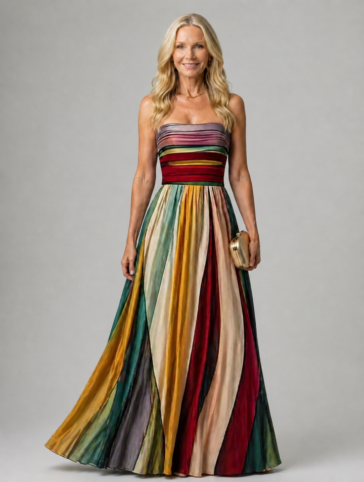 Tracey | Effortless Strapless A-Line Dress