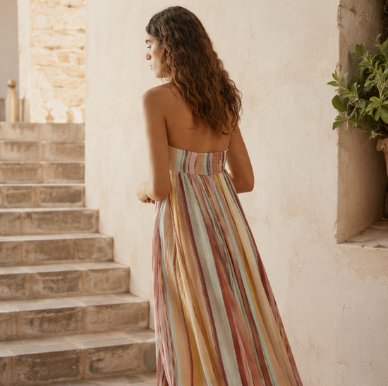 Tracey | Effortless Strapless A-Line Dress